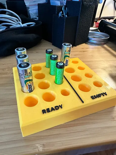 Bộ tổ chức pin AA và AAA có ngăn riêng biệt - Image 1