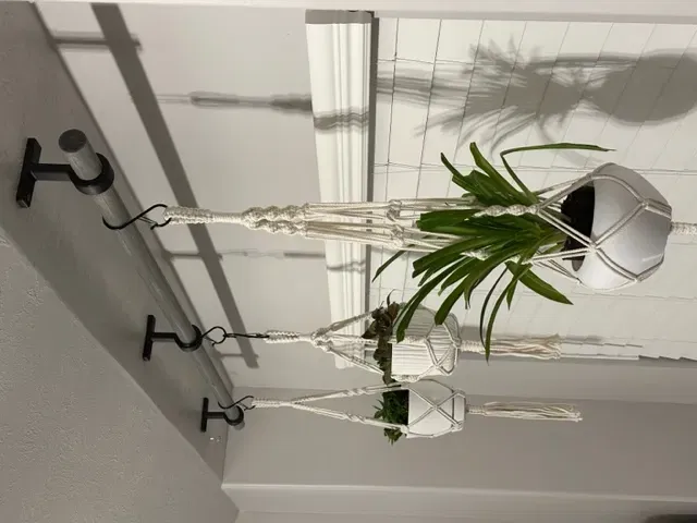 Giá đỡ thanh treo cho cây cảnh trên cửa sổ 1 5/16" dia - Image 3