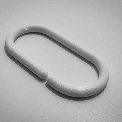 Móc treo rèm tắm đơn giản bằng PETG