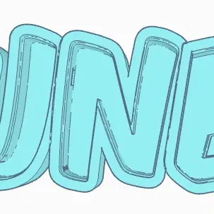 Đèn LED tên YUNEZ in 3D cho trẻ em