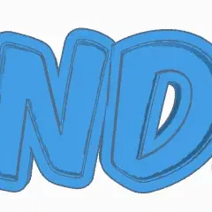 Đèn LED tên "SANDRO" in 3D cho trẻ em