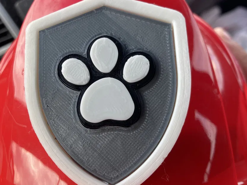 Biểu tượng Paw Patrol cho mũ lính cứu hỏa của Marshall - Image 1