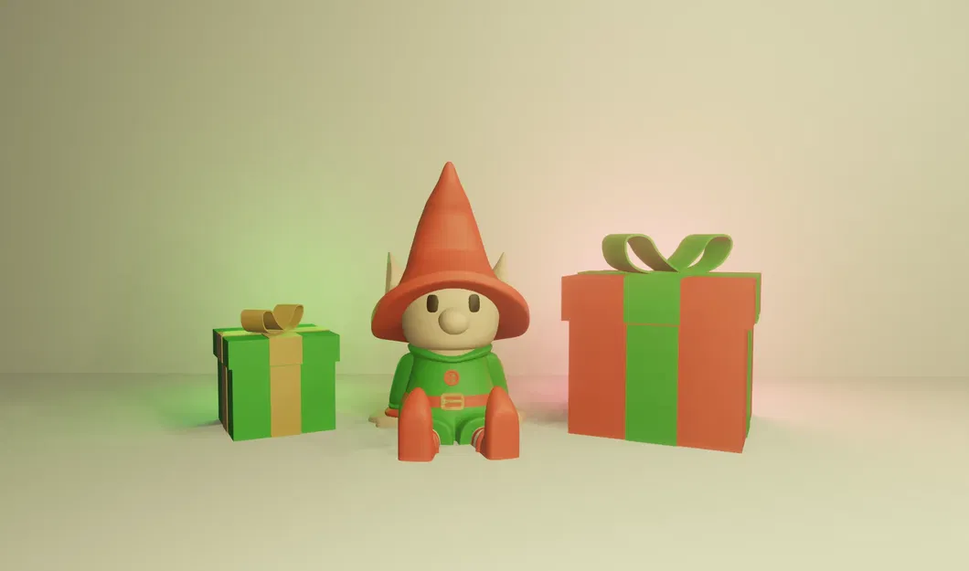 Nhân vật yêu tinh Giáng sinh vui vẻ cho mùa lễ hội - Image 1