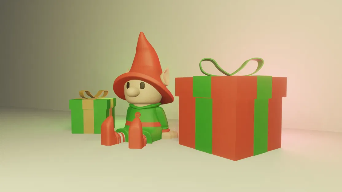 Nhân vật yêu tinh Giáng sinh vui vẻ cho mùa lễ hội - Image 2