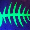Cá xương màu vàng phát quang cho tiệc Halloween - Thumbnail 1