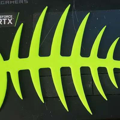 Cá xương màu vàng phát quang cho tiệc Halloween