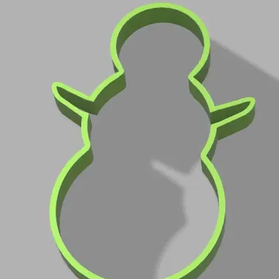 Cutter bánh quy hình người tuyết dễ thương