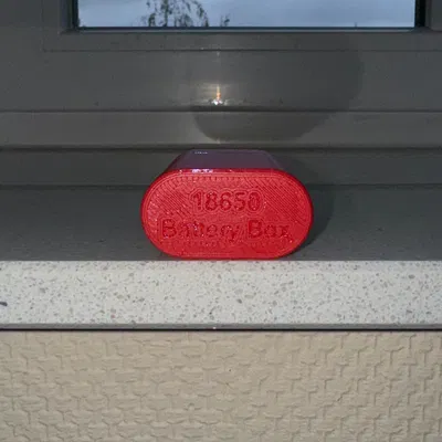 Hộp pin an toàn cho 2 viên pin Lithium-Ion 18650