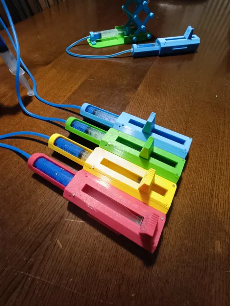 Bảng điều khiển điều khiển công cụ thủy lực với ống tiêm - Image 1