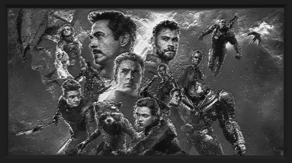Mô hình lithophane Avengers Endgame độc đáo - Image 1
