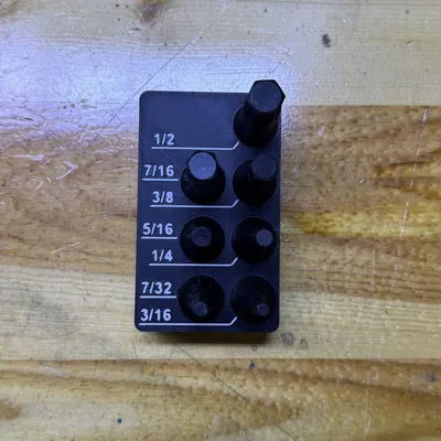 Tổ chức bộ bit lục giác Imperial 3/8" cho máy khoan tác động, p...