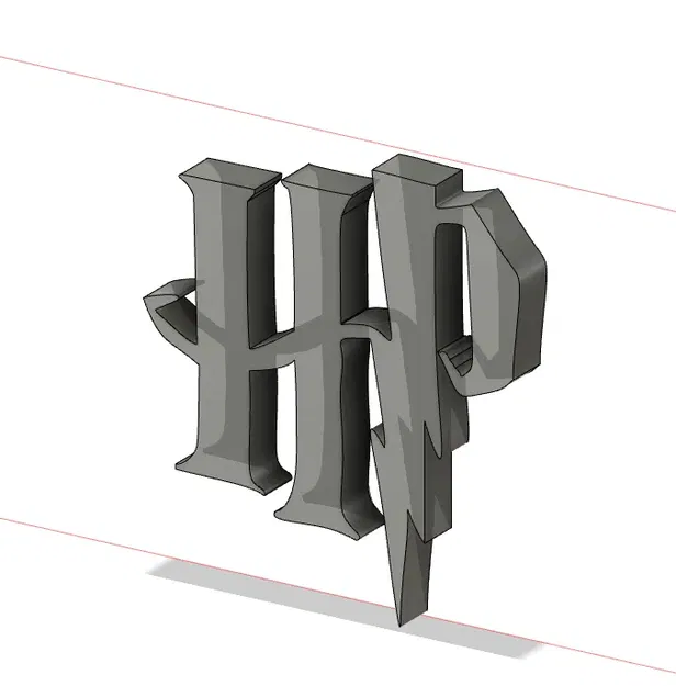 Biểu tượng Harry Potter thiết kế 3D độc đáo - Image 1