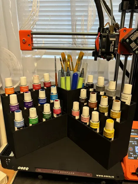 Giá đỡ ống sơn acrylic và cọ vẽ - Image 1