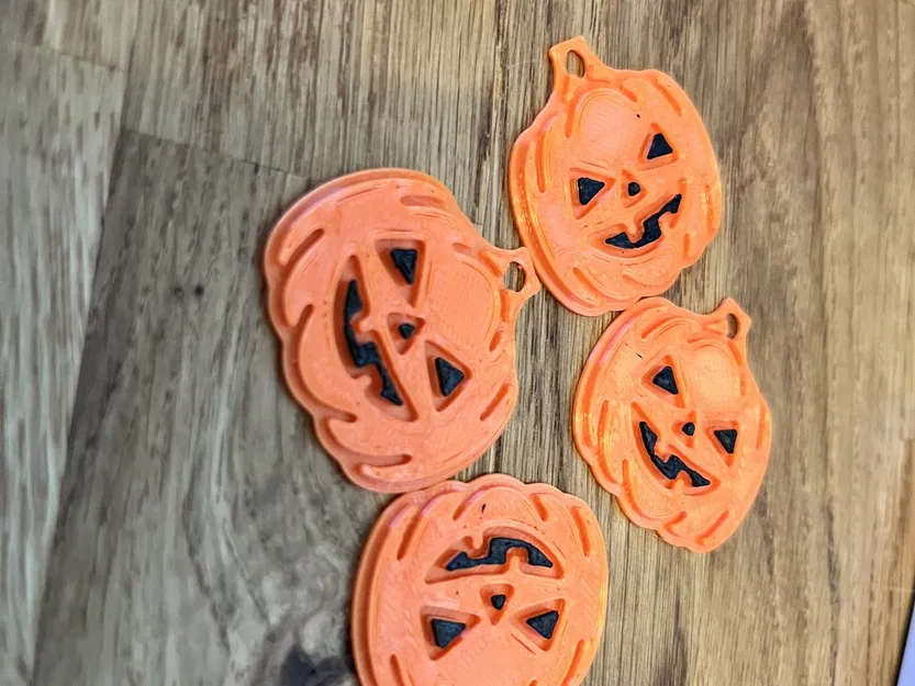 Móc khóa bí ngô dễ thương cho mùa Halloween - Image 1