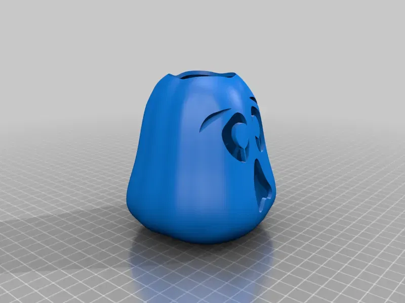 Đèn ma bí ngô với giá đỡ nến tealight - Image 6