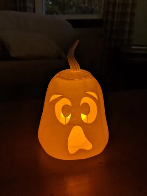 Đèn ma bí ngô với giá đỡ nến tealight - Image 8