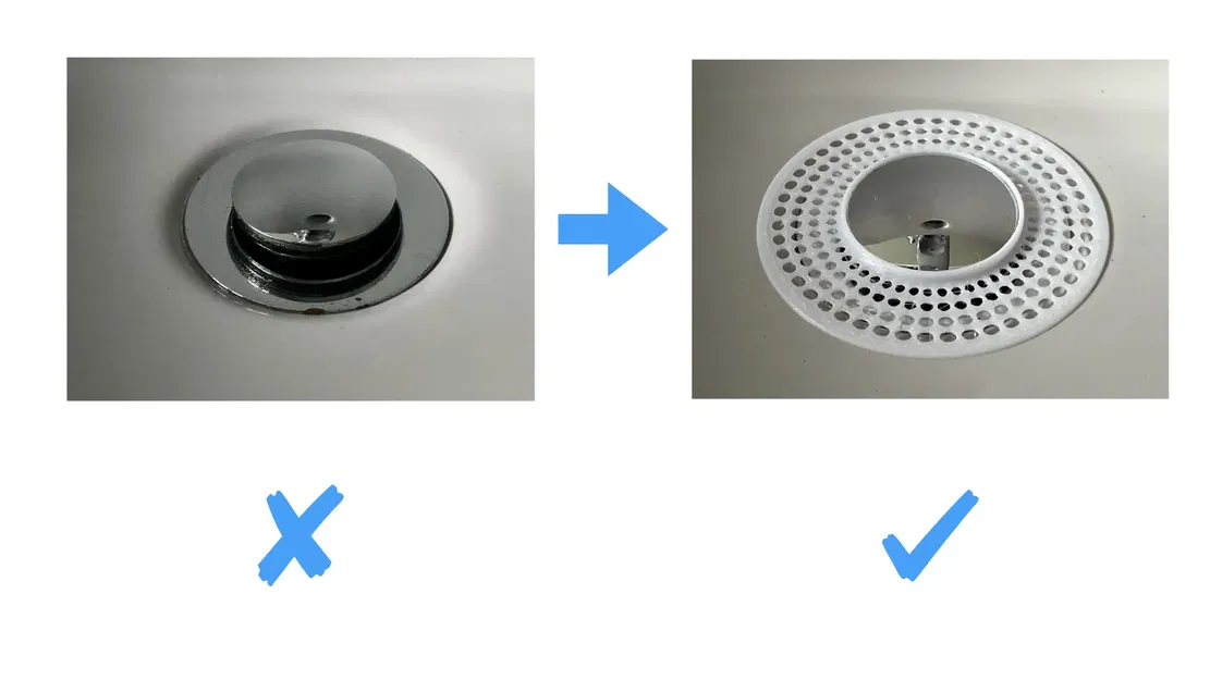 Lưới lọc tóc cho ống thoát nước chậu rửa - nhiều kích thư... - Image 1