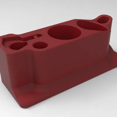 Giá đỡ tổ chức đồ dùng nhà tắm cho máy cắt tóc mũi Solingen