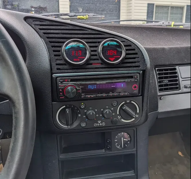 Vent trung tâm thay thế cho BMW e36 với đồng hồ 52mm - Image 2