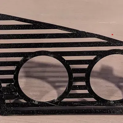 Vent trung tâm thay thế cho BMW e36 với đồng hồ 52mm