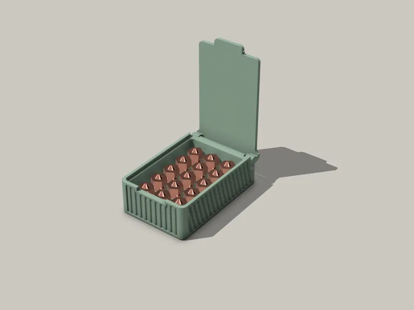 Hộp chứa vòi phun nhỏ gọn với nắp khóa snap-lock - Image 1