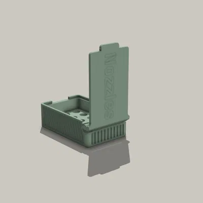 Hộp chứa vòi phun nhỏ gọn với nắp khóa snap-lock