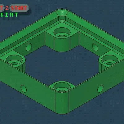 Giá đỡ Gridfinity 1x1 với cơ sở Skelet