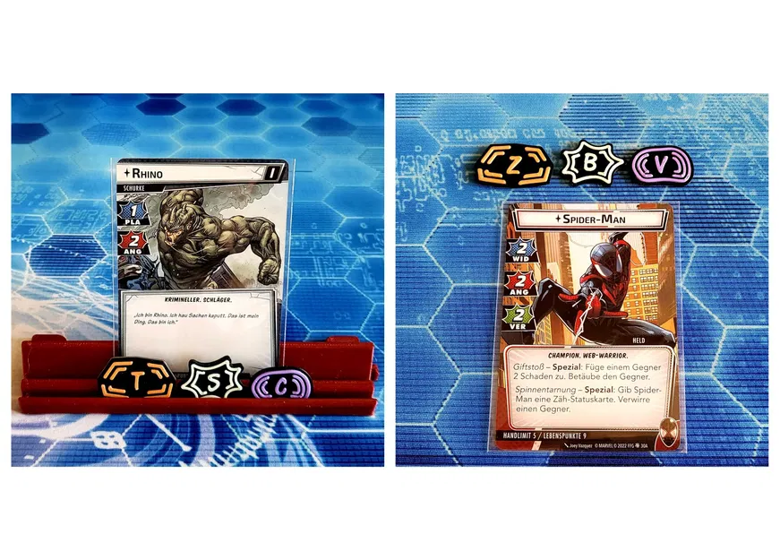 Bộ đếm trạng thái Marvel Champions thay thế thẻ STUNNED/CONFUSED/... - Image 2