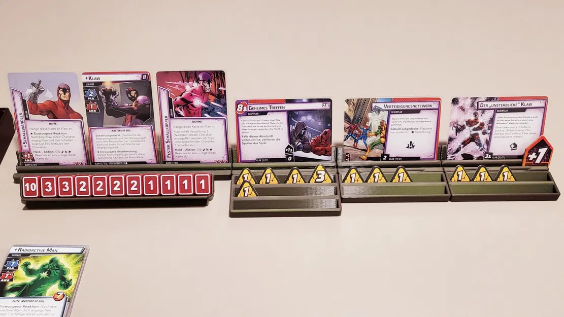 Giá đỡ thẻ và khay đếm cho trò chơi Marvel Champions - Image 1