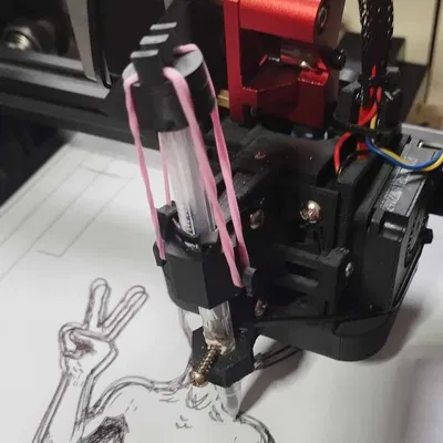 Giá đỡ bút cho hotend máy in 3D Ender