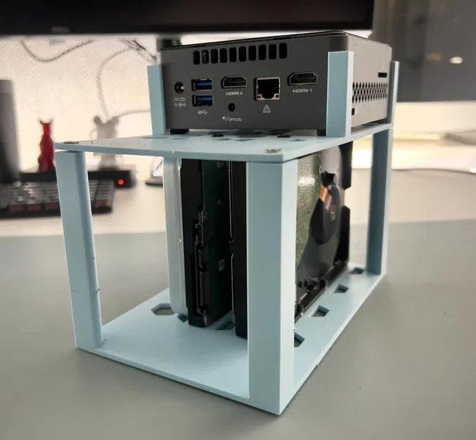 Hộp chứa 2 HDD cho máy tính NUC7 (NUC7PJYH) tiết kiệm năng lượng - Image 2