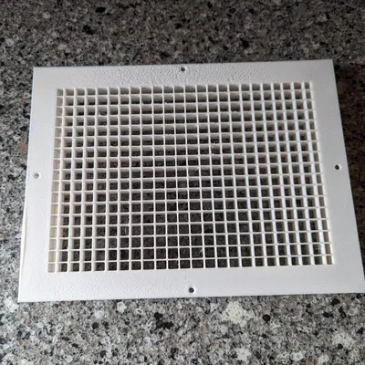 Nắp che ống thông gió 8.5" x 6" cho cửa với vành trim phía sau