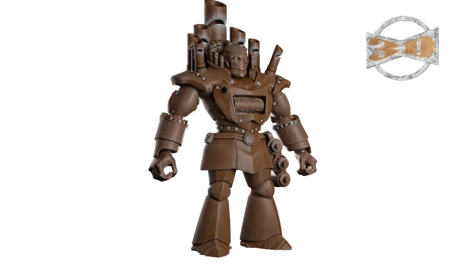 Nhân vật nhạc công ống pipe Warforged - Image 1