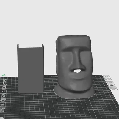 Hộp đựng khăn giấy Moai du lịch