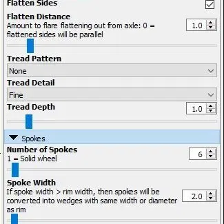 Tùy chỉnh bánh xe đa dạng cho mô hình 3D
