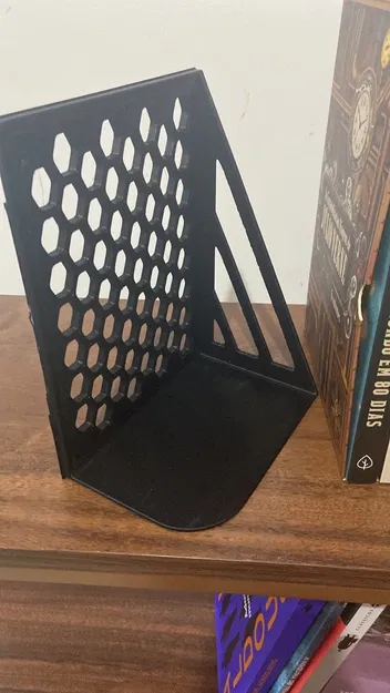 Giá đỡ sách hình lục giác đẹp mắt và đơn giản - Image 1