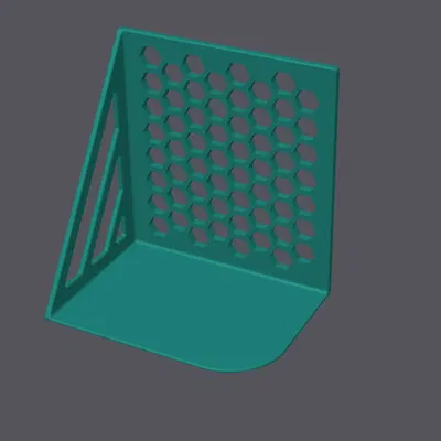 Giá đỡ sách hình lục giác đẹp mắt và đơn giản