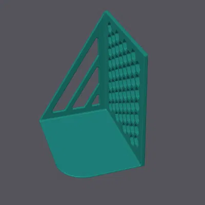 Giá đỡ sách hình lục giác đẹp mắt và đơn giản