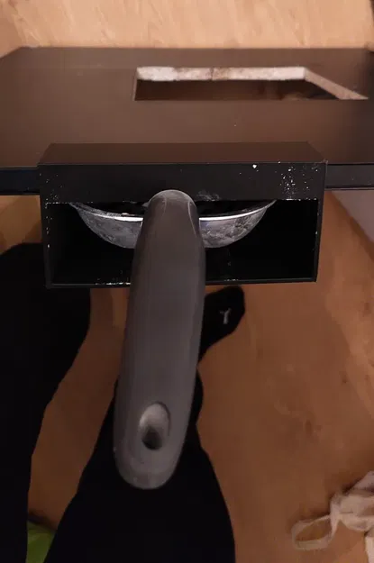 Giá đỡ cho xẻng vệ sinh cho mèo treo cửa tủ - Image 2