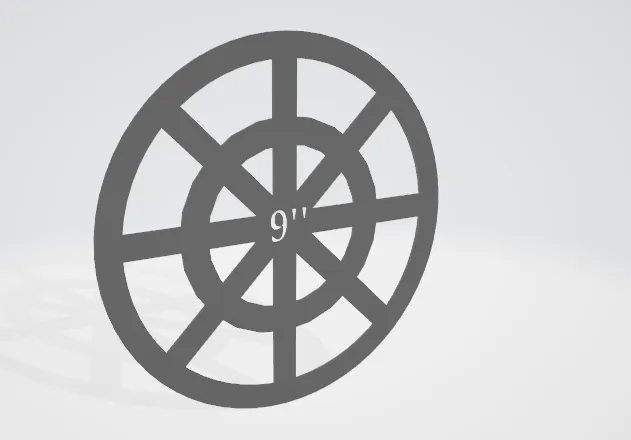 Bảng đánh dấu mục tiêu 6 inch cho trò chơi bàn - Image 1