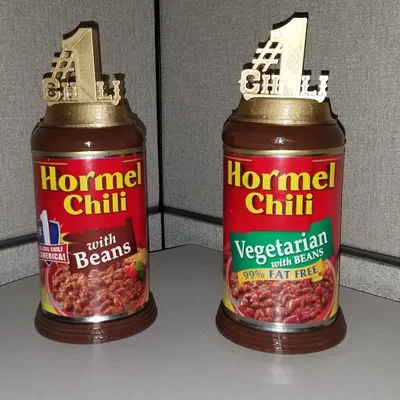 Cúp giải thưởng hình hộp đựng súp và ớt