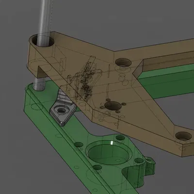 Giá đỡ endstop cho khung giường Magnum trên máy in Ender 3