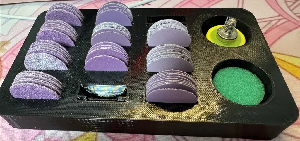 Tổ chức cho máy chà nhám đĩa Dremel 1 inch - Image 1