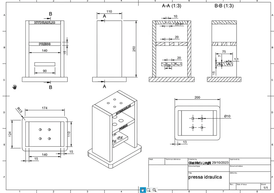 Bộ dụng cụ ép thủy lực bằng gỗ hoặc in 3D - Image 4