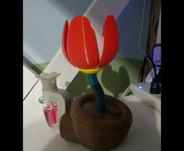 Đèn ngủ hoa nở 3D điều khiển Arduino - Image 1