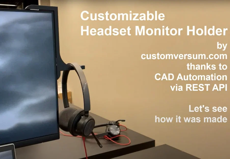 Giá đỡ màn hình tai nghe tùy chỉnh từ customversum.com - Image 1