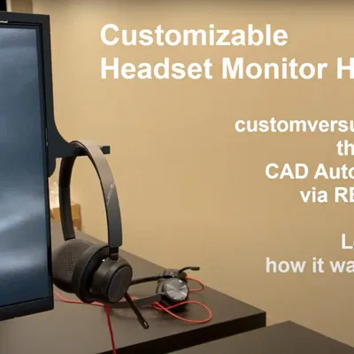 Giá đỡ màn hình tai nghe tùy chỉnh từ customversum.com