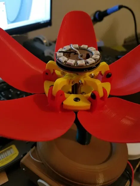 Đèn ngủ hoa nở 3D điều khiển Arduino - Image 11