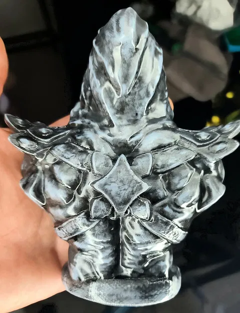 Tượng đầu Skeletor độ phân giải cao hỗ trợ in 3D - Image 4