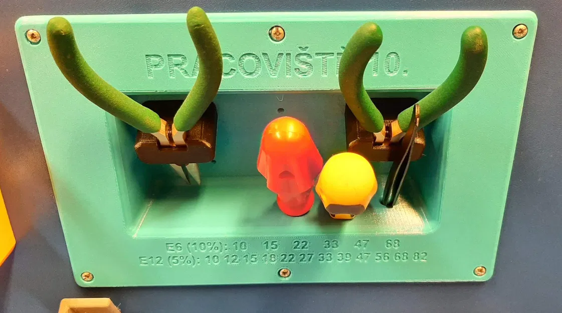 Giá đỡ cho kìm cắt và kìm phẳng với các loại điện trở E6... - Image 2